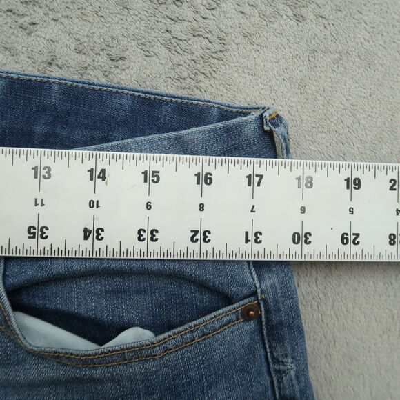 Lucky Brand Jeans Women's Size 14/32 Blue Mid-Rise Sweet Crop Denim 24.5" Inseam - Picture 3 of 16